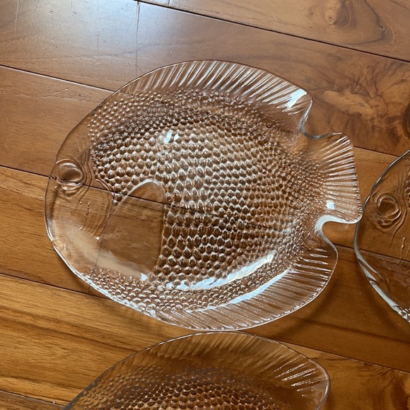 Glass fish plate set - Picture 6 of 12
